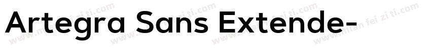 Artegra Sans Extende字体转换